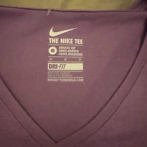 Nike Women's Athletic Cut Purple Tee